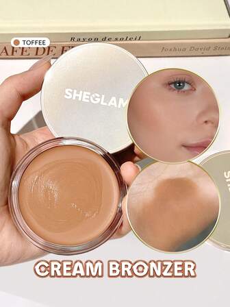 Silk Haze Cream Bronzer-Toffee Contour Cream Non-Grassetto Lunga Durata Naturale Bronzer Contouring Contour Leggero Marchio Bellezza Trucco Cosmetico Per Donne Ragazze Perfetto Per Autunno Inverno Ideale Per Y2K Elegante Moda Adatto Per Compleanno Natale Presente Festa Pronto Migliore Colore