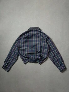 PAVTROS Casual Business Loose Plaid Long Sleeve Men Shirts, Fall