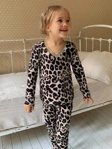 DAZY Young Girls Daily Loungewear - Brown - View 3