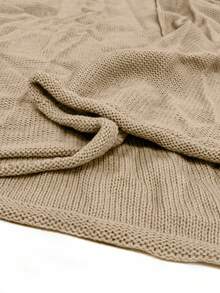 Vionelle 大码纯色针织休闲毛衣