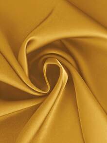 GlowEve Blusa sin mangas con cuello, pliegues y lazo delantero para mujer - Amarillo - Ver 6