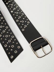 MUSERA 女士腰带 - 黑色 - 查看 3