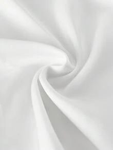 EMERY ROSE 大码女式露肩纯白色休闲背心衬衫，适合夏季