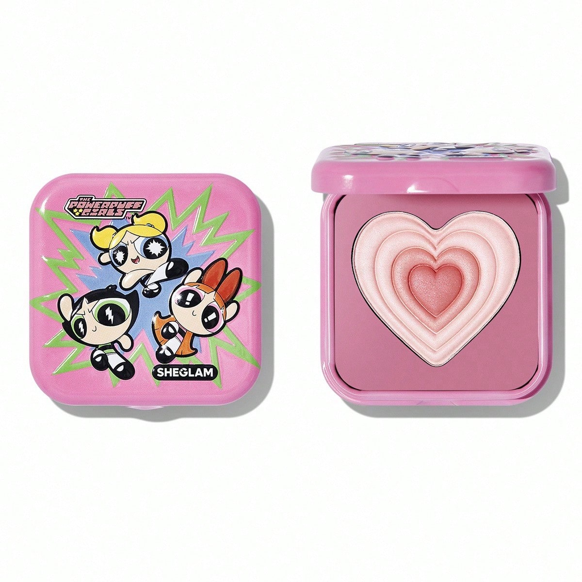 Shein Utonium Tough Love Shimmer Blush- Powder Blush Powder Soft Pigment Non-Greasy Blendable Face Makeup