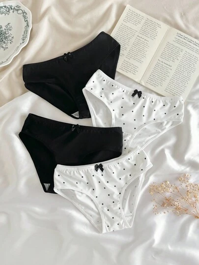 全新少女蝴蝶结装饰可爱舒适内衣