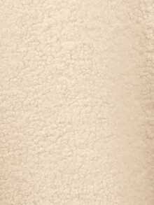 Brillora 女式休闲撞色边无袖夹克，秋季 - 杏色 - 查看 8