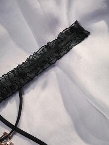 SpicyHot Pearl Decor Sexy Panties For Women, Going Out Thongs String Goth Accessories Lingerie Set