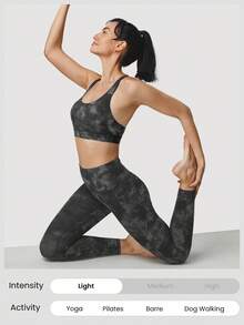 GLOWMODE 24英寸featherfit™高腰側口袋緊身褲 - 彩色 - 查看 4