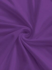 INAWLY Camiseta casual versátil de mujer con cuello polo y manga corta de unicolor - Morado Violeta - Ver 5