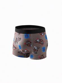 5件装男童电子游戏印花平角内裤 - 彩色 - 查看 5