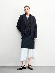 CUCCOO BIZCHIC Women's Classic Low Heel Slingback Flats, Black - Black - View 10