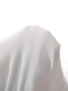 SHEIN Franclia Váy nữ thanh lịch với eo nhún màu tương phản - Đen và trắng - Xem 7