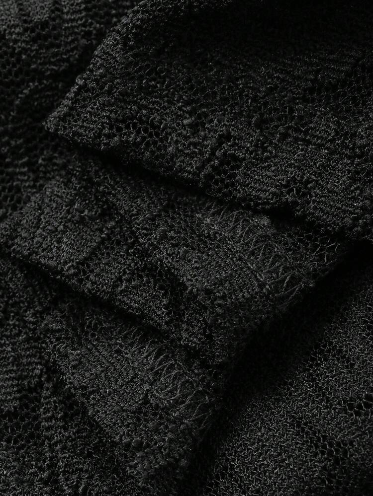 Elegant Lace Patchwork Sequin Decor V-Neck Midi Dress For Women, Autumn Prom Dress