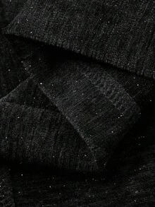 DAZY Damen Herbst/Winter Samt elegant Neujahr Weihnachten Hochzeit Party glänzender Pailletten Bodycon Rock