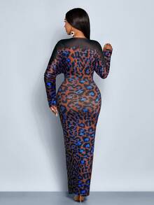 SOLERSUN 性感优雅简约春秋女装秋季女装冬季女装返校节礼服感恩节女装返校服教师服 - 棕色 - 查看 2