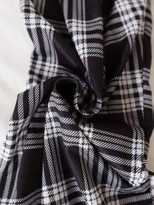 2 件经典格子印花青少年男孩睡裤，舒适休闲裤