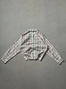 PAVTROS Casual Plaid Loose Fit Long Sleeve Shirt For Men, Fall