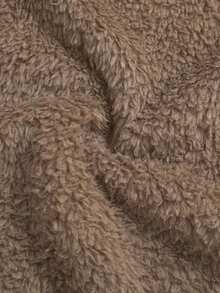 SHEIN Boys' Casual Fuzzy Collar Jacket, Loungewear