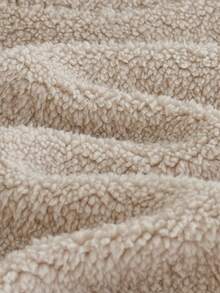 Loomiva 两件套男婴保暖内衬圆领长袖半拉链卫衣和松紧腰裤套装 - 杏色 - 查看 4