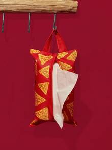 Doritos X SHEIN 1Pc Dorothy Potato Chips Printed Tissue Storage Bag, Which Can Be Placed In The Living Room, Office, Car, With Its Own Lanyard, Suitable For Various Tissue Types - Multicolor - View 2