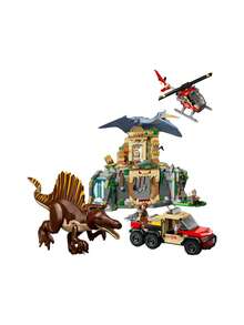 LEGO 76976 Spinosaurus & Quetzalcoatlus Air Mission 8years+ - Multicolor - View 2