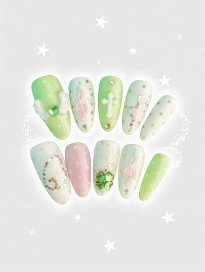 Anime Press On False Nails