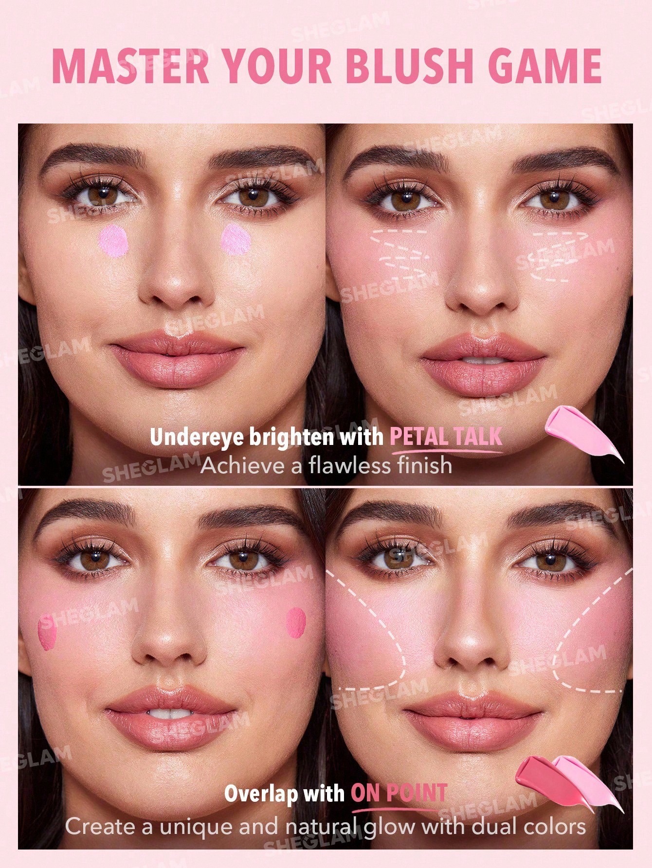 SHEGLAM أحمر خدود سائل Color Bloom-أحمر خدود سائل...