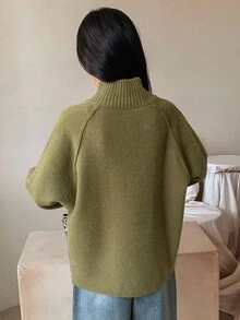 DAZY Tween Girls Daily Casual Cardigan - Army Green - View 5