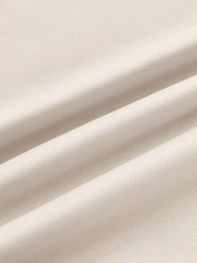 INAWLY Áo nỉ chui đầu nữ cỡ lớn, kiểu dáng thường ngày, thêu chữ và lá phong, chất liệu lông cừu, thích hợp cho mùa Thu/Đông. - Màu be - Xem 4