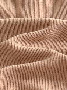 Loomiva 新生女宝宝卡通熊图案针织柔软圆领荷叶边长袖连体衣