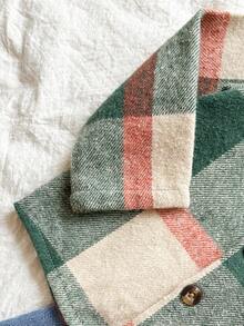 Vintaside Kids 男婴格子衬衫和时尚水洗牛仔裤套装，适合春秋两季