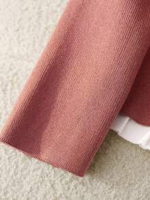 GlowEve Damen Lässig/Business Minimalistische Langarm Pullover - Korallenrosa - Übersicht 4