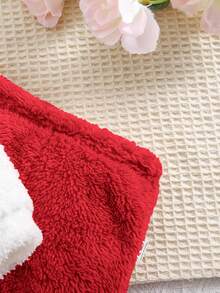 SHEIN 新生女婴可爱蓬松卡通图案连帽上衣和松紧腰裤两件套，秋冬 - 彩色 - 查看 5