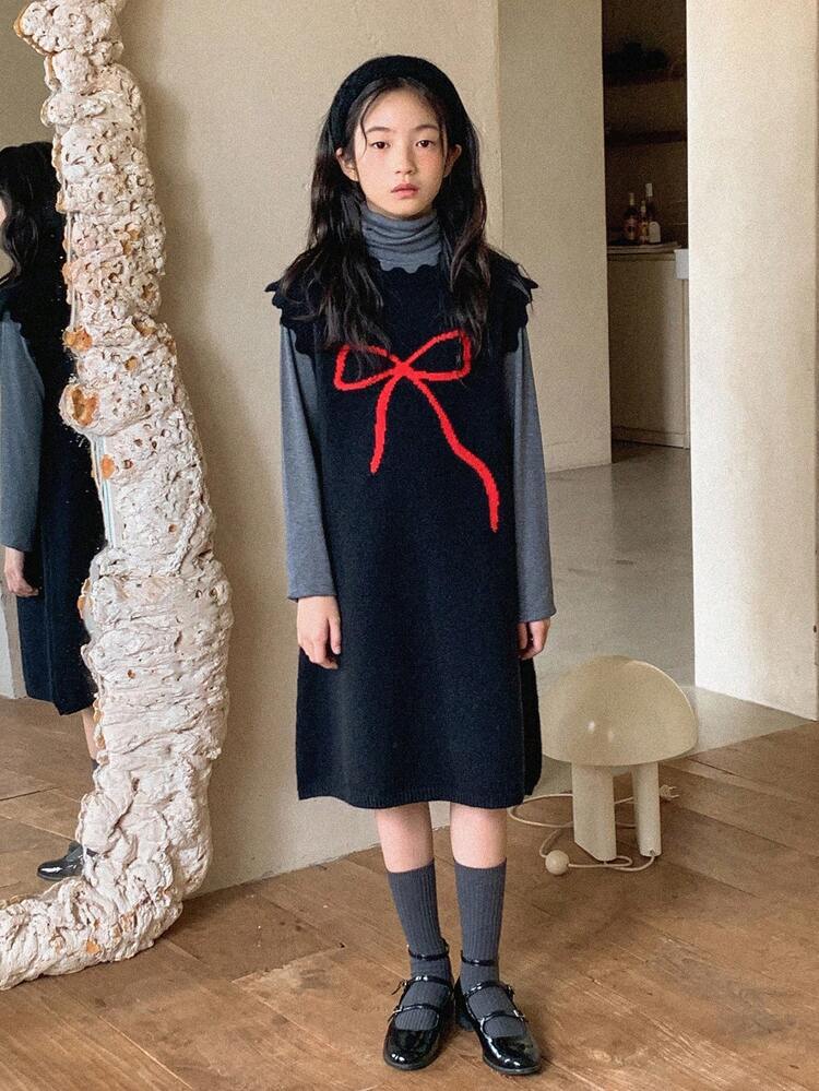 Tween Girls' Sleeveless Sweater Dress