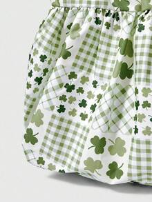 ROMWE Anime Túi đeo chéo nữ hình trái tim cổ điển và nơ thanh lịch, túi tote lớn họa tiết chấm bi hoa và nốt nhạc tối giản, đựng vừa laptop, thích hợp cho việc đi lại hàng ngày. - màu xanh lá - Xem 5