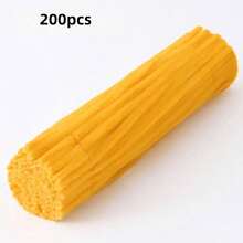 200 dải vải nhung dày nhiều màu, đồ thủ công làm từ ống thông nhiều màu, 9 màu sắc rực rỡ cho đồ thủ công và dự án nghệ thuật tự làm, que bông cho đồ trang trí Ngày lễ tình nhân, Ngày của mẹ và Lễ Phục sinh. - Nhiều màu - Xem 19