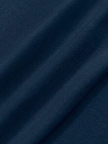 Franclia New Autumn/Winter Off-Shoulder Unique Sexy Luxurious High-End Women Sweater - Navy Blue - View 8