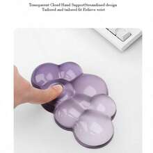 Cloud Shape Wrist Rest Pad PU Material Anti-Slip Rubber Base Memory Foam For Keyboard Mousepad Soft PU Cloud Wrist Rest Pad For Mouse Rubber Base Memory Foam Pain-Relief Palm Hand Wrist Support,Back To School,Halloween, Christmas Gaming Mouse Pad - Cloud Wrist Rest - View 4