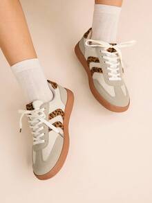 CUCCOO EASI Zapatillas deportivas casuales marrones para mujer - Marrón - Ver 10