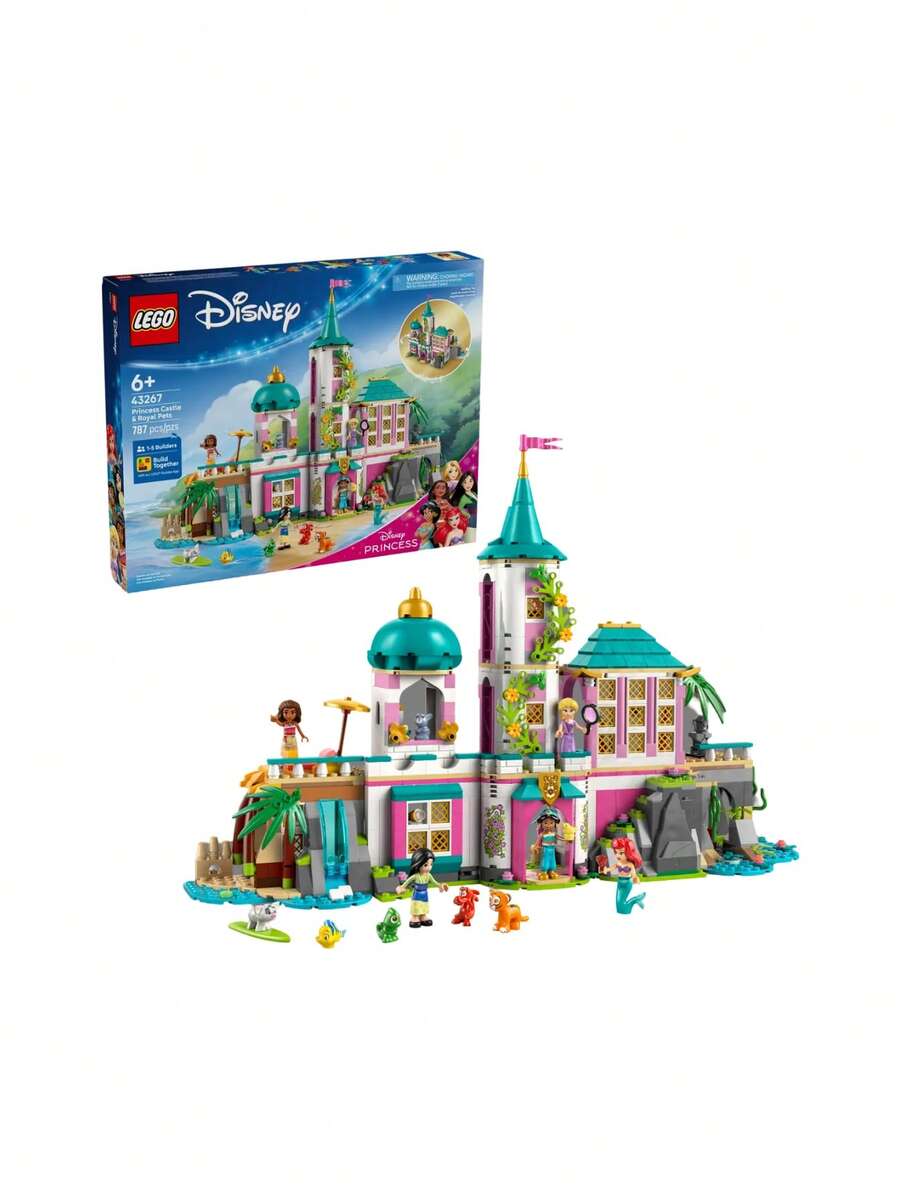 LEGO Disney Princess® Princess Castle With Pets GIRLS FIRST 43267 - Multicolor - View 1