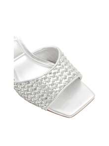 aldo ELEONORA SILVER Women Slides - Silver - View 5