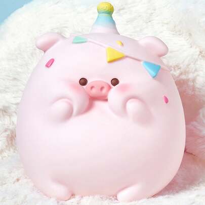 1PC Cartoon Little Pig Pink Piggy Bank, Anti-Drop Craftsmanship, Cute Piggy Bank, Bedroom Decoration, Christmas Gift, Children's Day, Valentine's Day, Birthday Gift