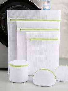 1/3/6pcs Household Anti-Deformation Laundry Bag, Underwear And Bra Washing Bag, Anti-Entanglement Laundry Net Bag, Luggage Clothing Sorting Bag Dress Pants Shoes Jeans Boots Skirt,Spring,Minimalist,Summer Tops