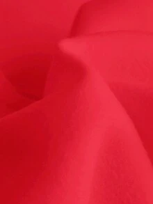 年轻女孩休闲圆领厚长袖运动衫，适合秋冬季 - 紅色 - 查看 9