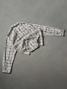 PAVTROS Casual Plaid Loose Fit Long Sleeve Shirt For Men, Fall