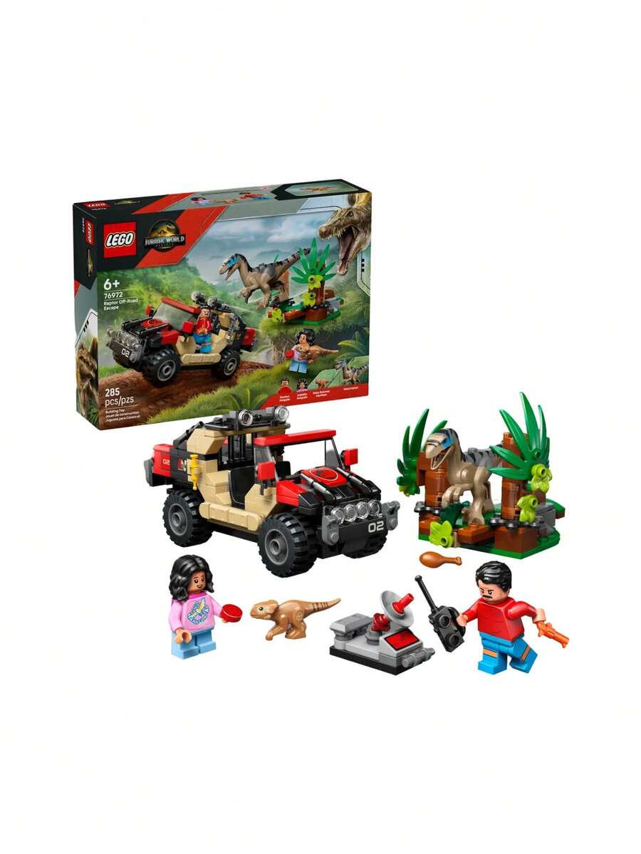 LEGO Jurassic World™ Raptor Off-Road Escape BOYS FIRST 76972 - Multicolor - View 1