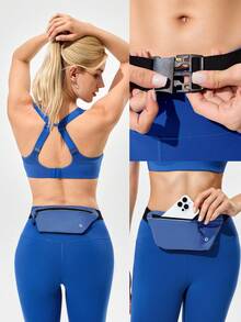 GLOWMODE Túi đeo hông mỏng 0.5L dùng khi chạy bộ, đạp xe, tập gym, đựng điện thoại. - Xanh đậm - Xem 8