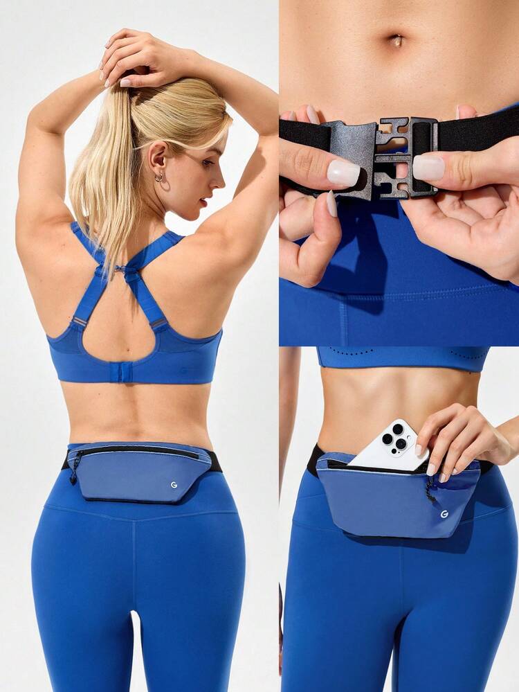 0.5L Slim Running Waist Belt Bag Cycling Gym Phone Bag
