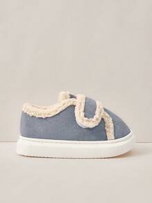 Cuccoo Thick Sole Fully Covered Women's House Slippers, Warm And Non-Slip Indoor Fur Slippers For Autumn/Winter - Light Grey - View 2