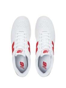 New Balance BB80 Sneakers - Red and White - View 3